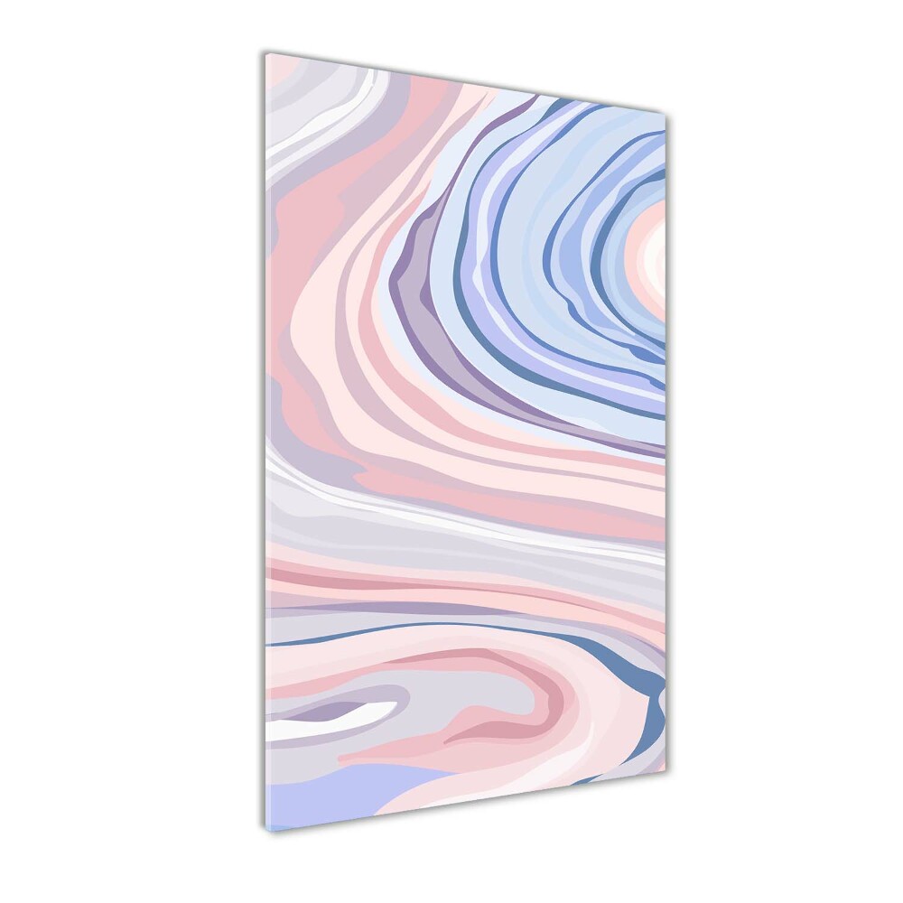 Tablou acrilic valuri abstracte