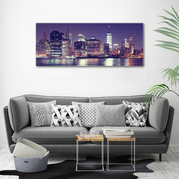 Imprimare tablou canvas New York, pe timp de noapte