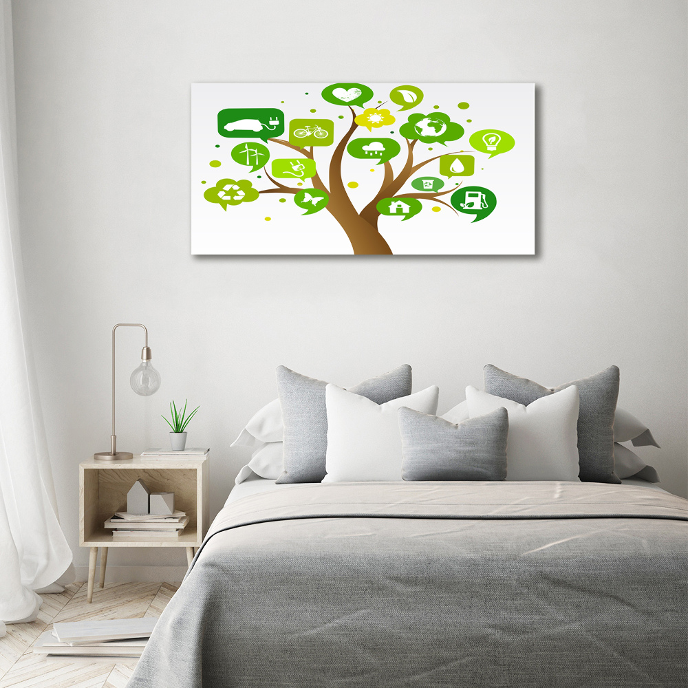 Imprimare tablou canvas copac ecologic