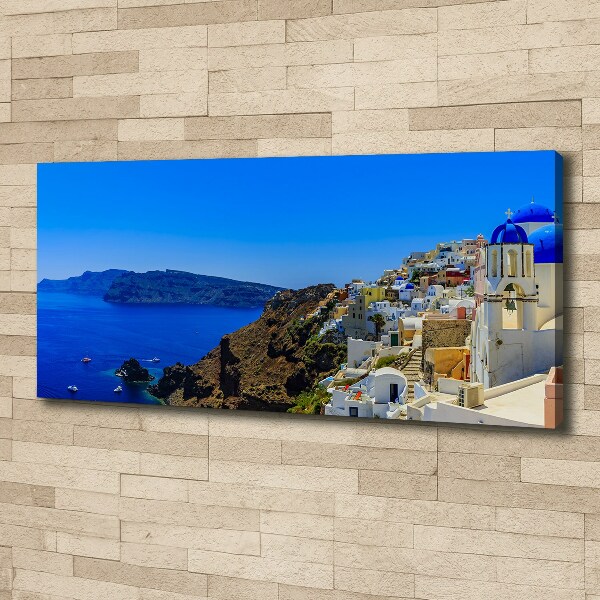 Imprimare tablou canvas Santorini Grecia