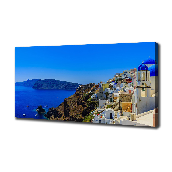 Imprimare tablou canvas Santorini Grecia