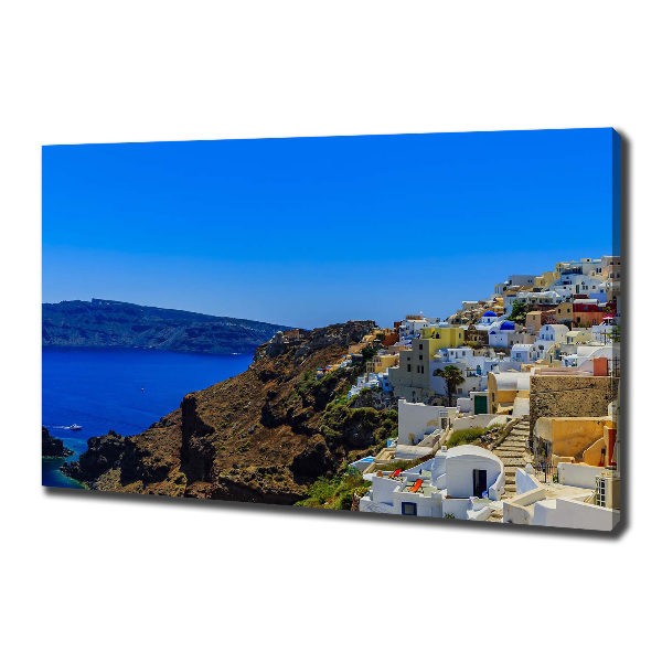 Imprimare tablou canvas Santorini Grecia