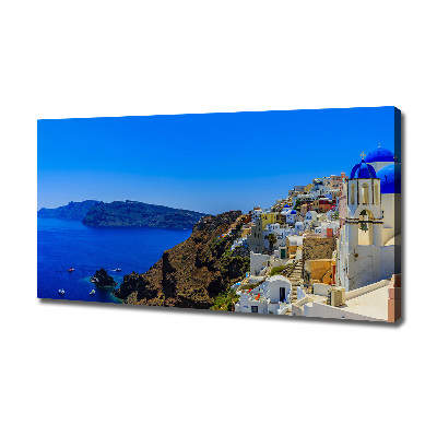 Imprimare tablou canvas Santorini Grecia