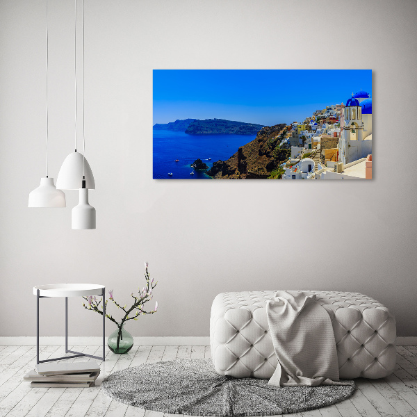 Imprimare tablou canvas Santorini Grecia