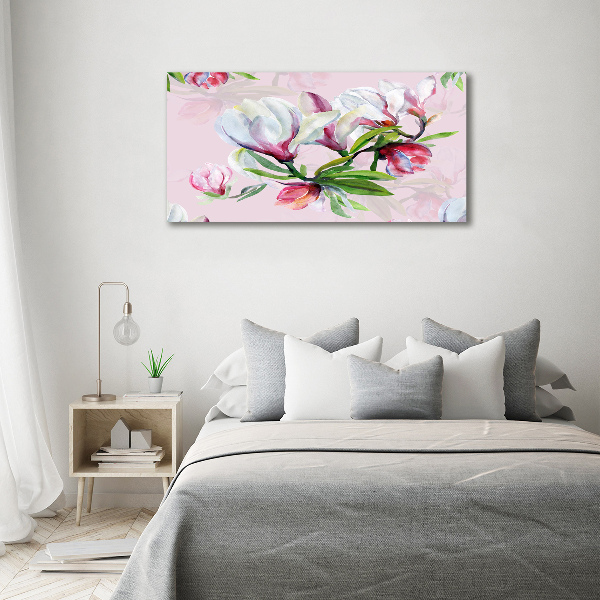 Tablou pe pânză canvas flori magnolia