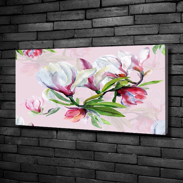 Tablou pe pânză canvas flori magnolia