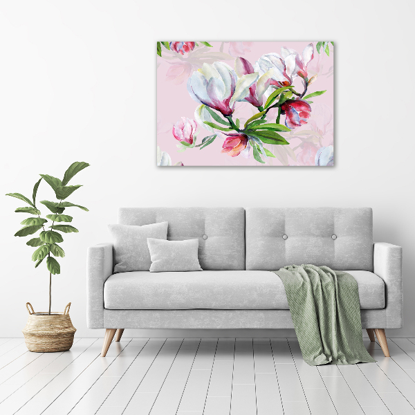 Tablou pe pânză canvas flori magnolia