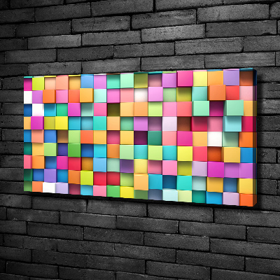 Tablou canvas pătrate colorate