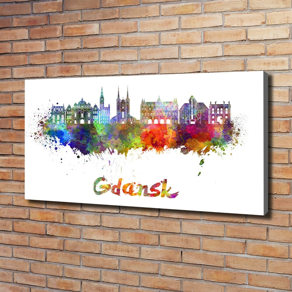 Tablouri tipărite pe pânză culoare Gdańsk
