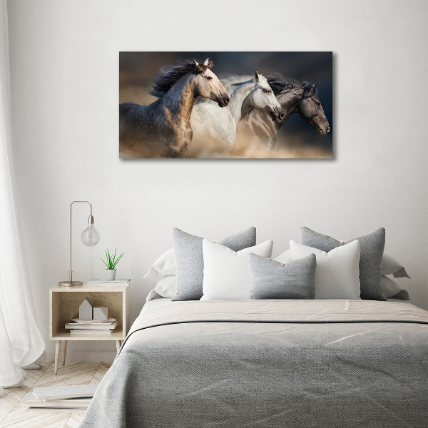 Print pe canvas galopantă Cai