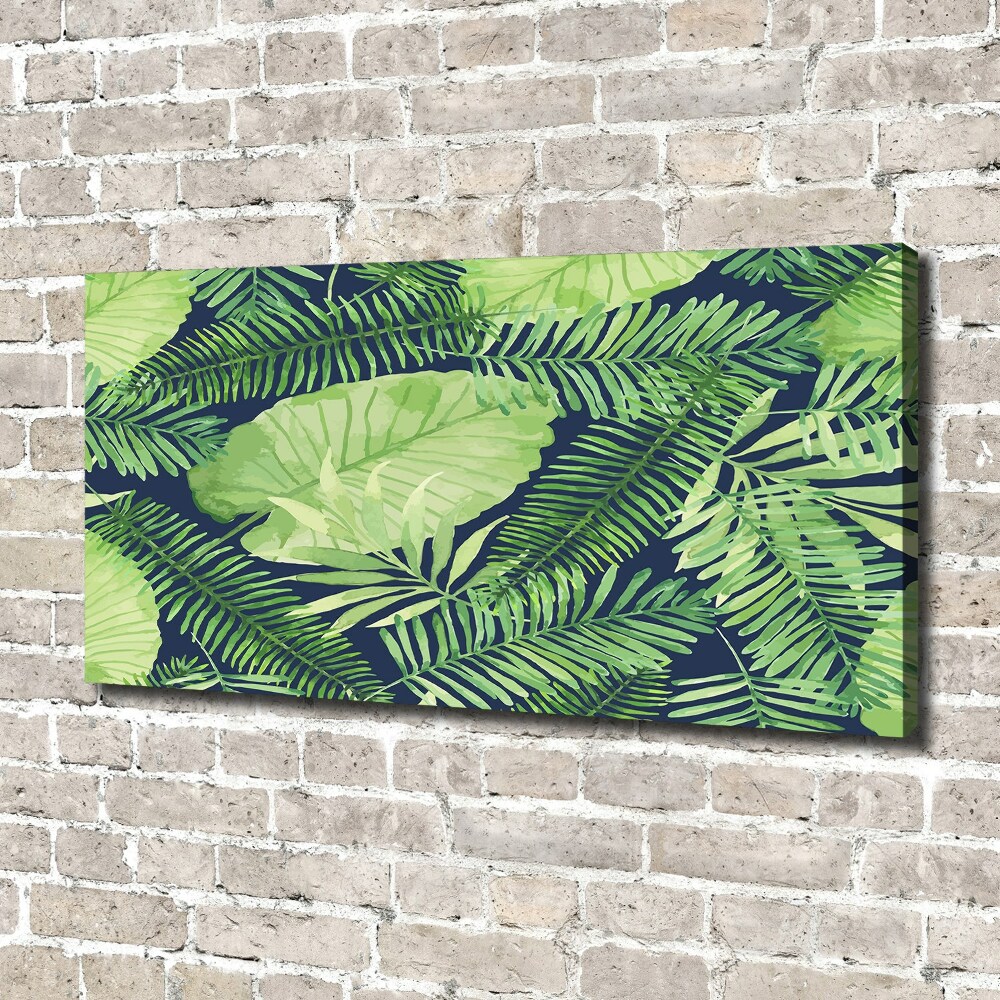 Tablou pe pânză frunze tropicale