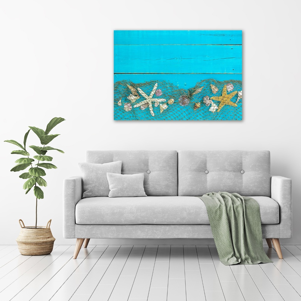 Imprimare tablou canvas Starfish și scoici