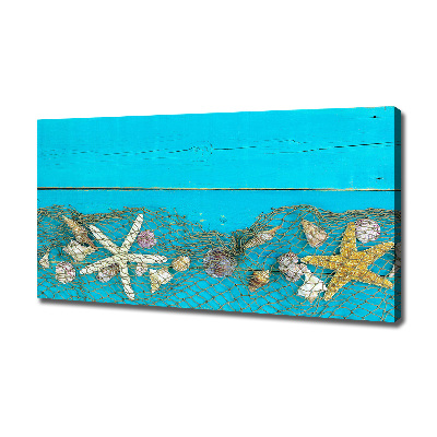 Imprimare tablou canvas Starfish și scoici