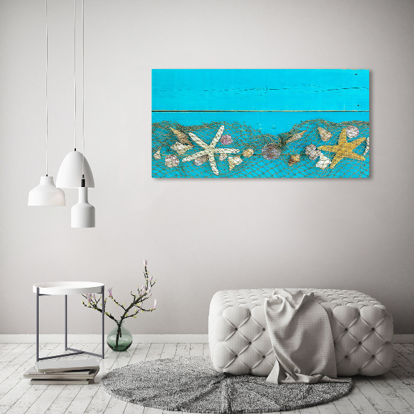 Imprimare tablou canvas Starfish și scoici