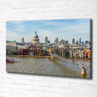 Print pe canvas Thames Londra