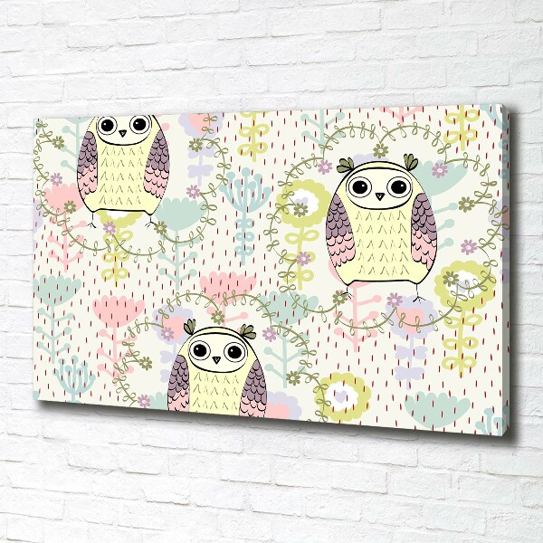 Tablou pe pânză canvas Owls