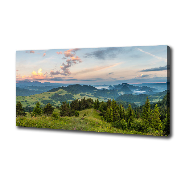 Tablou pe pânză canvas Panorama Pieniny