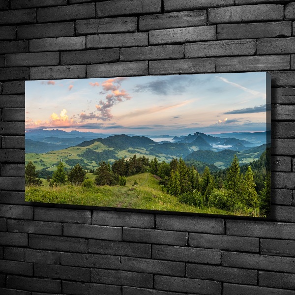 Tablou pe pânză canvas Panorama Pieniny