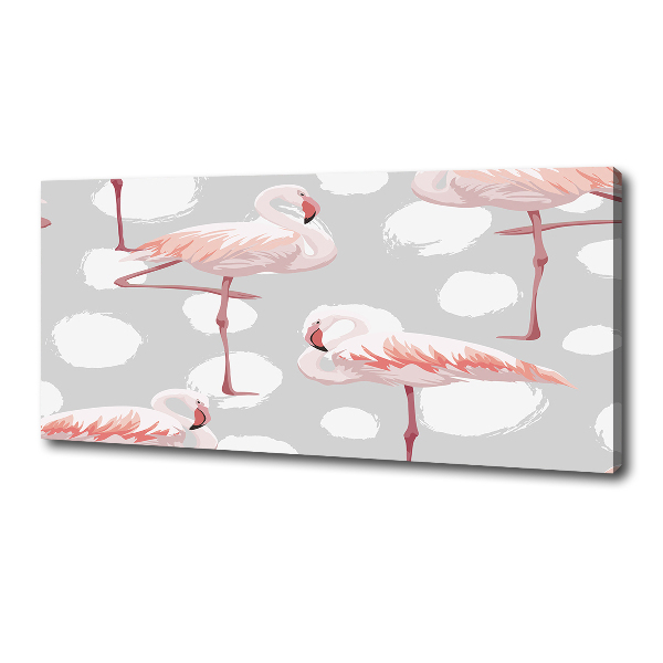 Tablou pe pânză canvas Flamingos