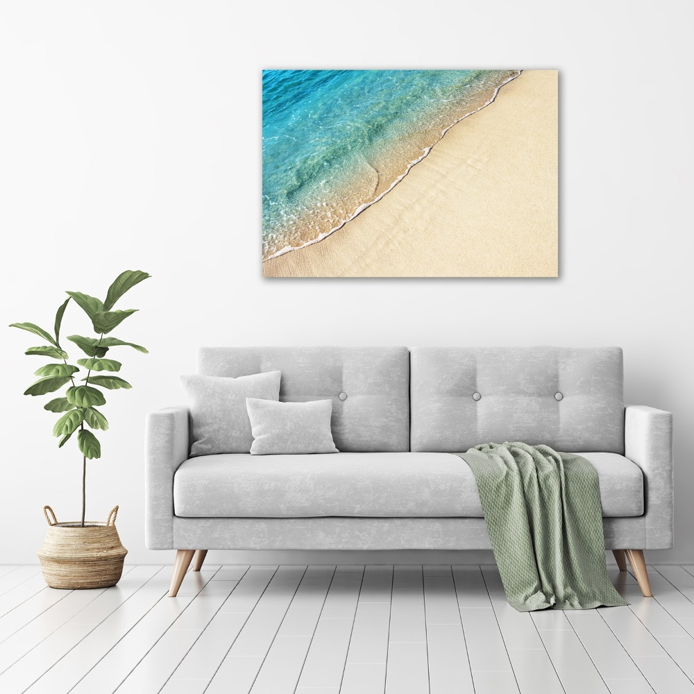 Print pe canvas Wave pe plajă