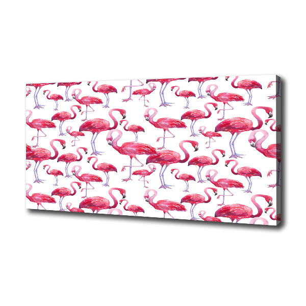 Print pe canvas Flamingos