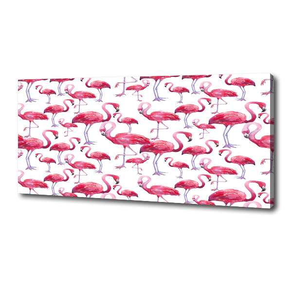 Print pe canvas Flamingos