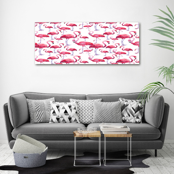 Print pe canvas Flamingos