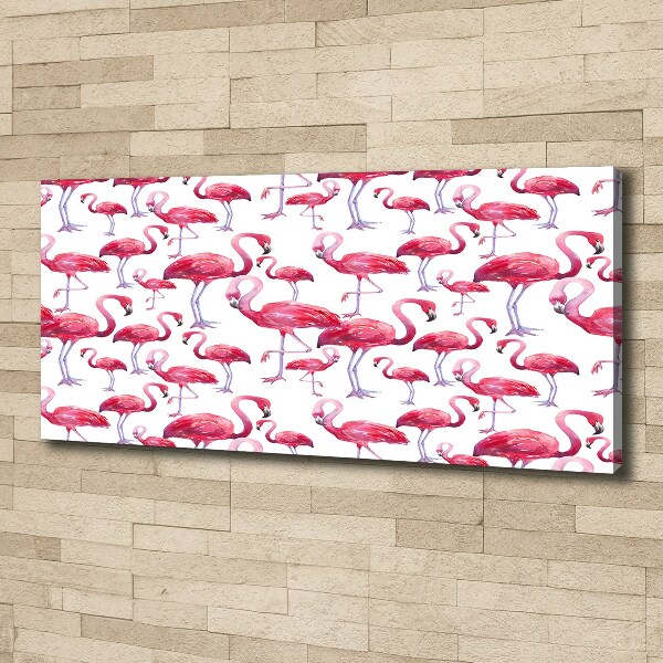 Print pe canvas Flamingos