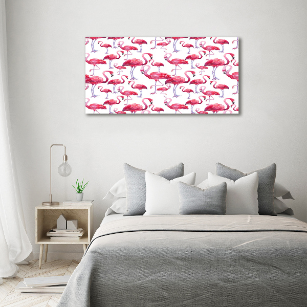 Print pe canvas Flamingos