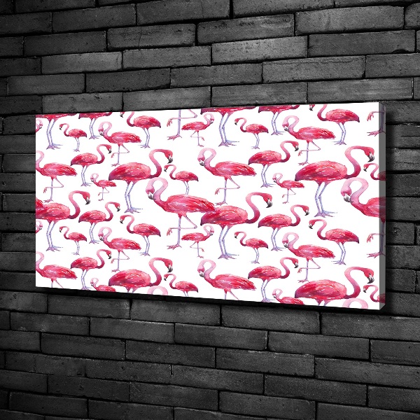 Print pe canvas Flamingos