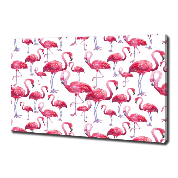 Print pe canvas Flamingos