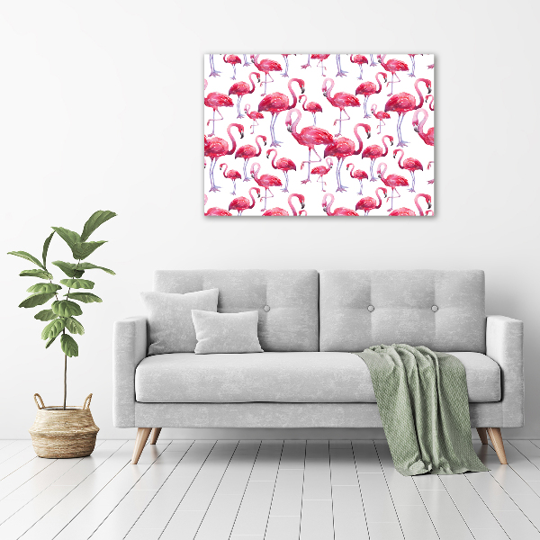 Print pe canvas Flamingos