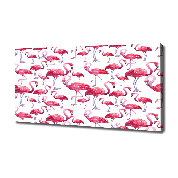 Print pe canvas Flamingos