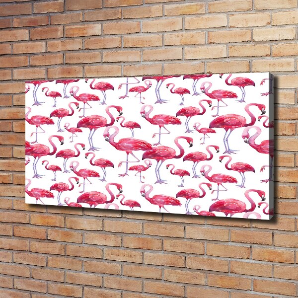 Print pe canvas Flamingos