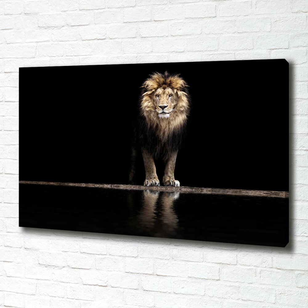 Imprimare tablou canvas Portret de un leu