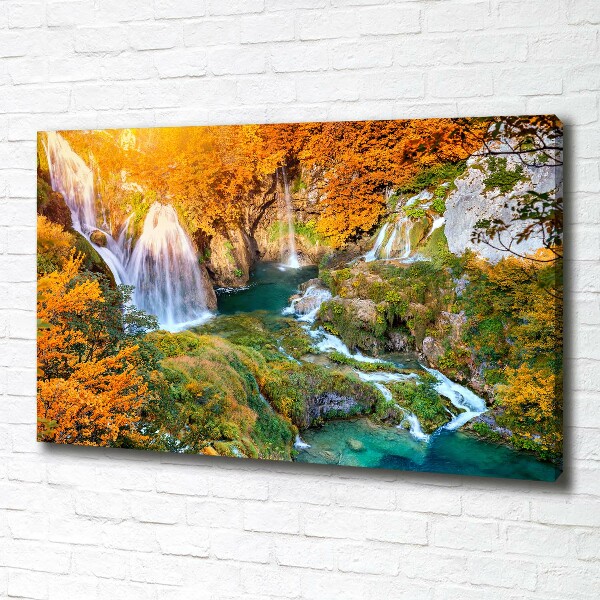 Print pe canvas Cascada în toamna