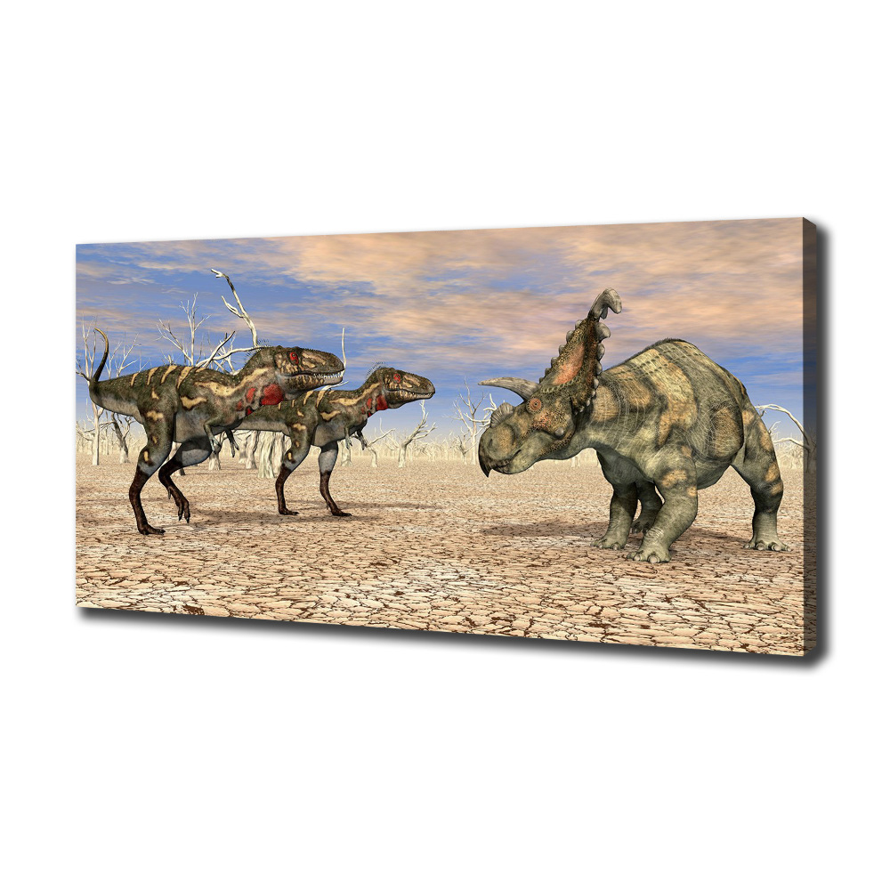 Tablouri tipărite pe pânză dinozauri