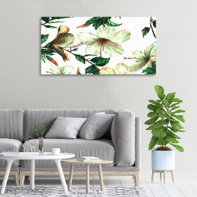 Print pe canvas flori de hibiscus