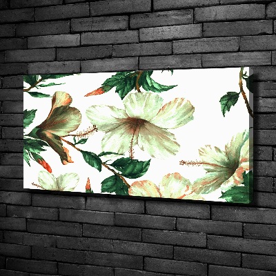 Print pe canvas flori de hibiscus