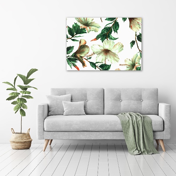 Print pe canvas flori de hibiscus