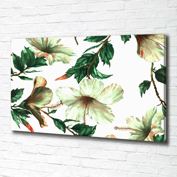 Print pe canvas flori de hibiscus