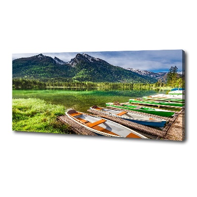 Tablou canvas Barci pe lac