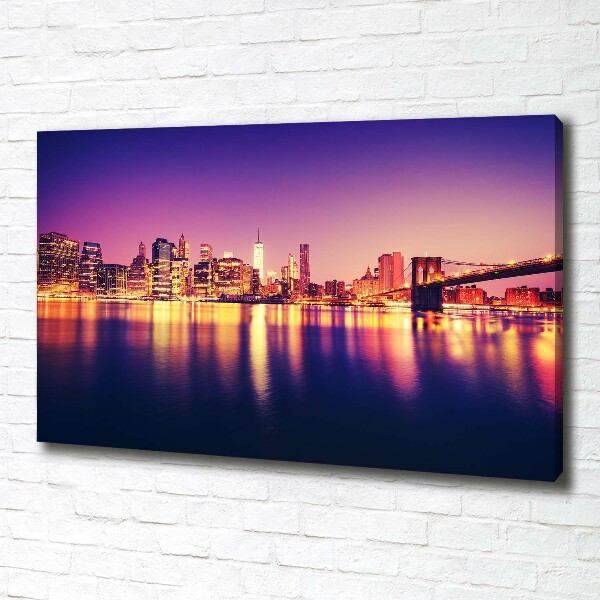 Print pe canvas Manhattan New York City