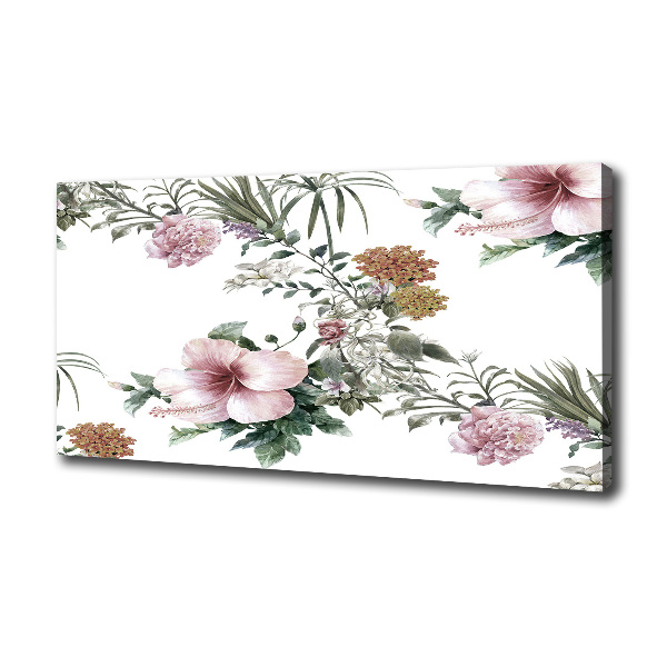 Print pe canvas model floral