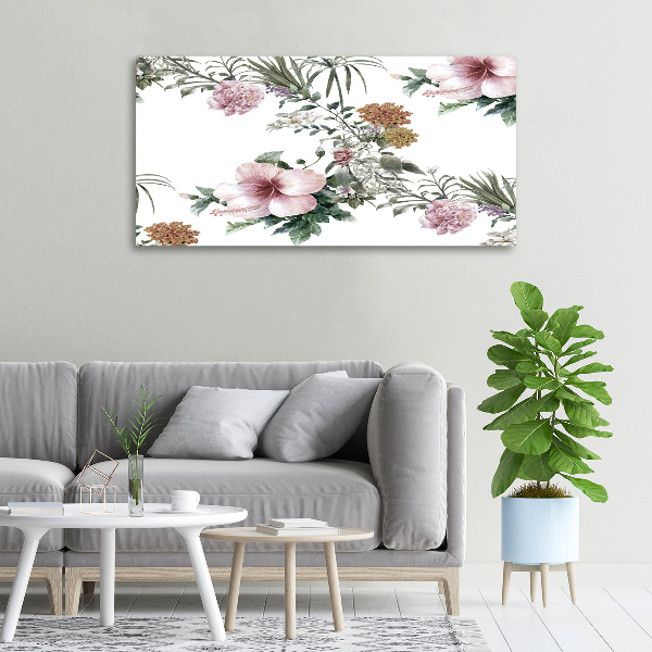 Print pe canvas model floral