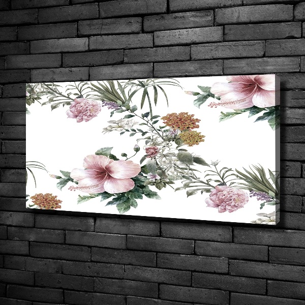 Print pe canvas model floral