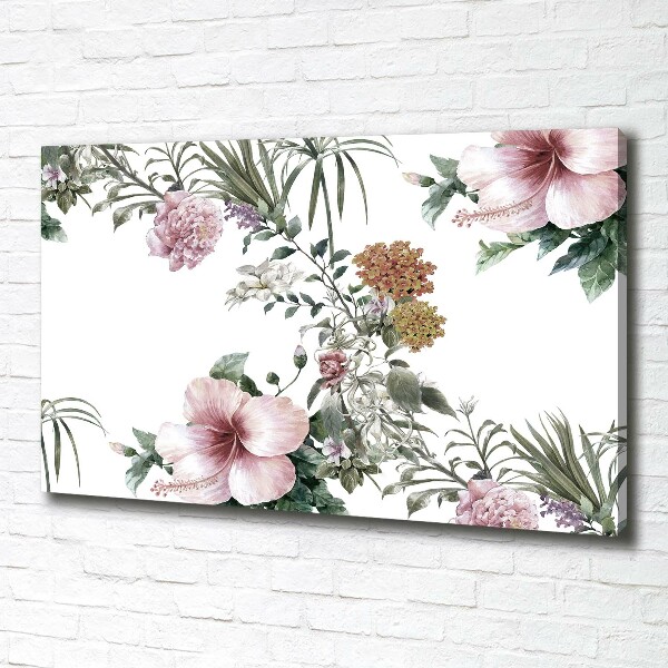 Print pe canvas model floral