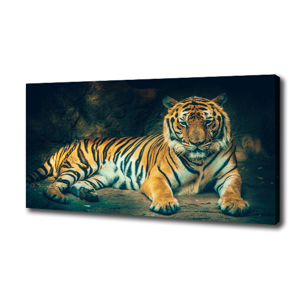 Print pe canvas Tiger Cave