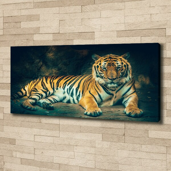 Print pe canvas Tiger Cave