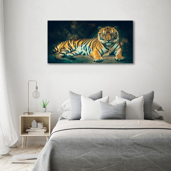 Print pe canvas Tiger Cave